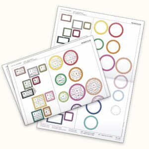 CLEF passe-partout des graphèmes, aide-mémoire plié pour former un dossier A4