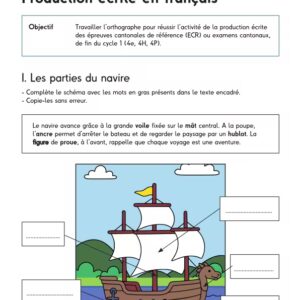 Le navire - Exercice pour les examens cantonaux (ECR) de 4P