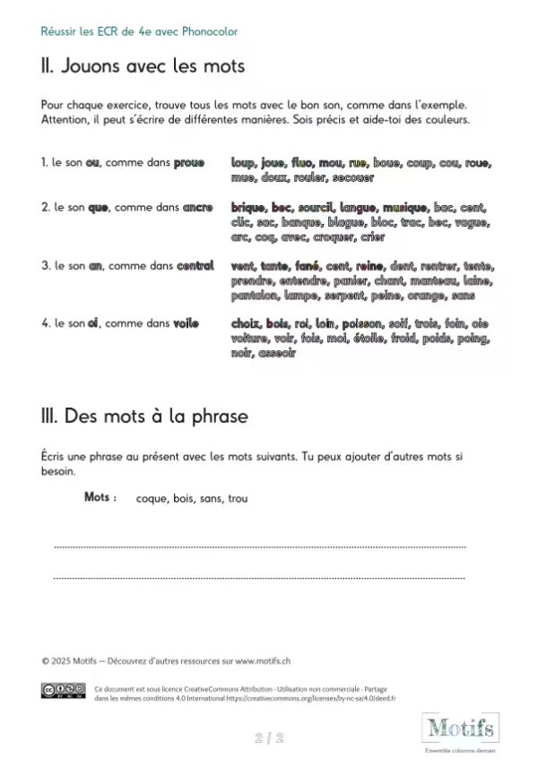 Le navire - Exercice pour les examens cantonaux (ECR) de 4P – Image 2